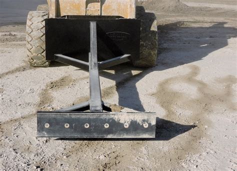 skid steer scraper attachment for frozen rolloff boxes|skid steer scraper attachment.